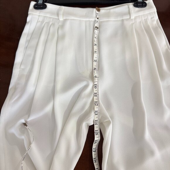 Paul & Joe Paris Chic White Tailored Dress Pants, Size US 10 - Picture 5 of 9